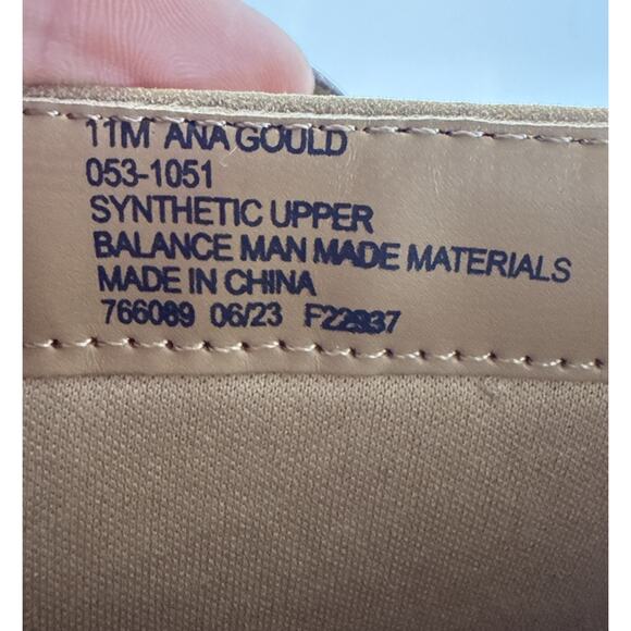 a.n.a Memory Foam Gould Stacked Heel Knee High Boots Tan Light Brown Size 11 Med - Picture 9 of 14